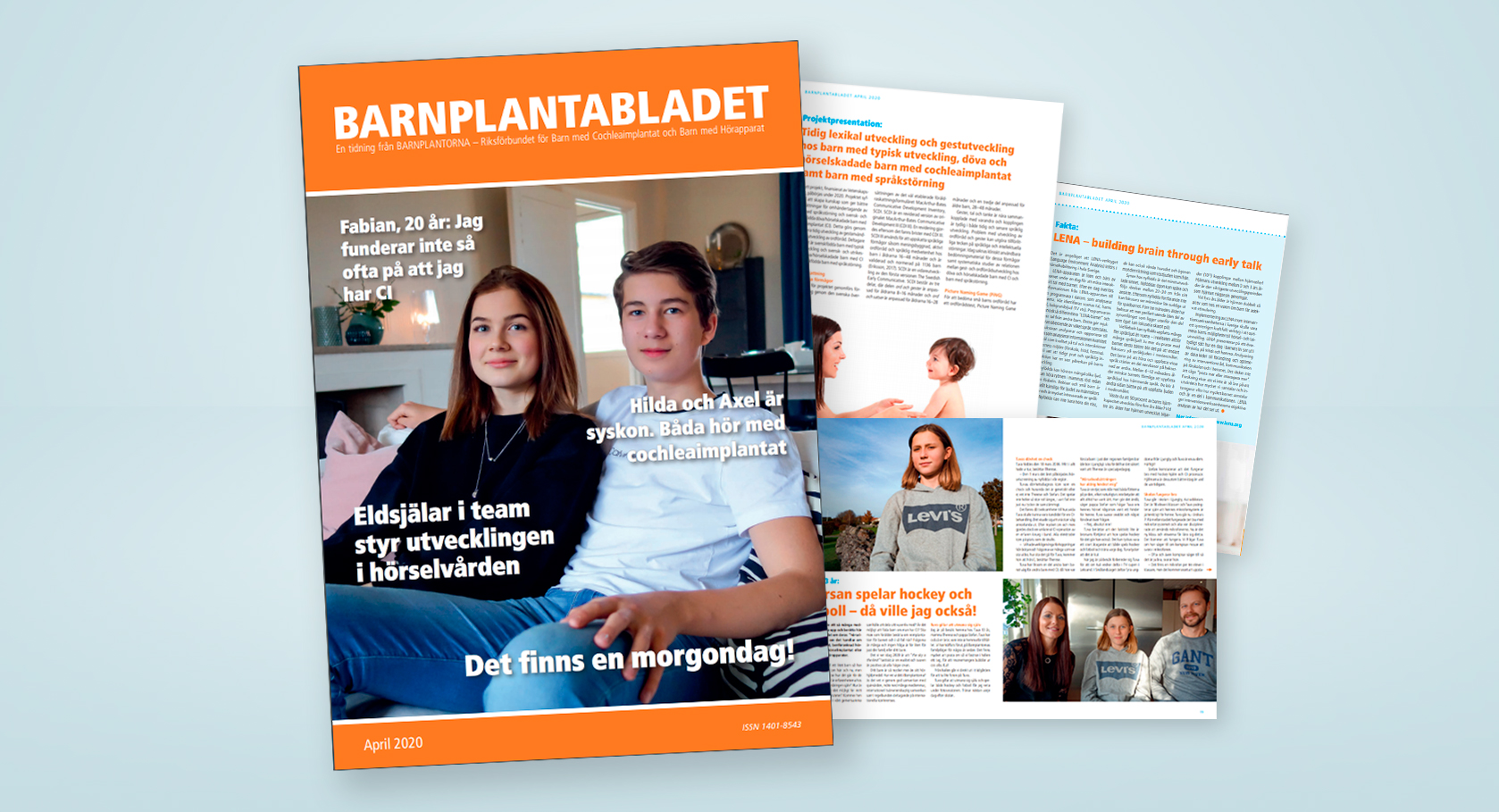 Barnplantabladet, april 2020. Grafisk produktion: Xtrovert Media, reklambyrå i Göteborg.