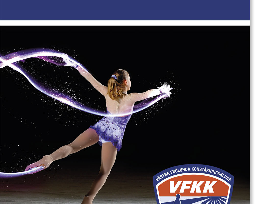 Grafisk manual till VFKK (Västra Frölunda Konståkningsklubb) gjord av Xtrovert Media 2015.