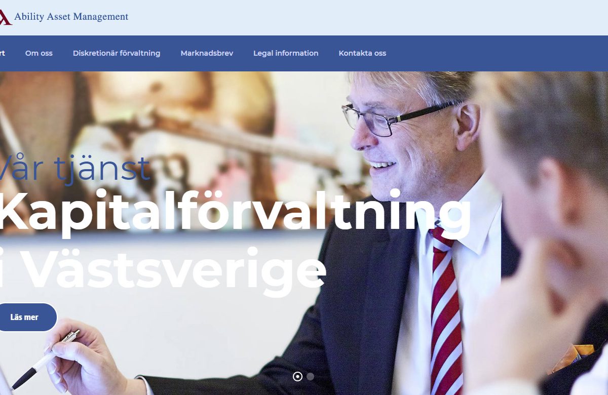 Ny webbsida till AAM från Xtrovert Media, reklambyrå i Göteborg.