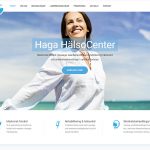 Webbproduktion av Xtrovert Media Reklambyrå. Ny webbsida till Haga HälsoCenter i Karlstad.