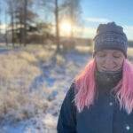 Tove porträtt svartvit